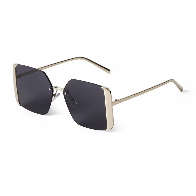 Blajo Square Shaped Metal Frame Sunglasses