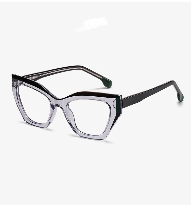MS007 Anti Blue Light Optical Glasses Women Cat Eye Transparent Eyewear