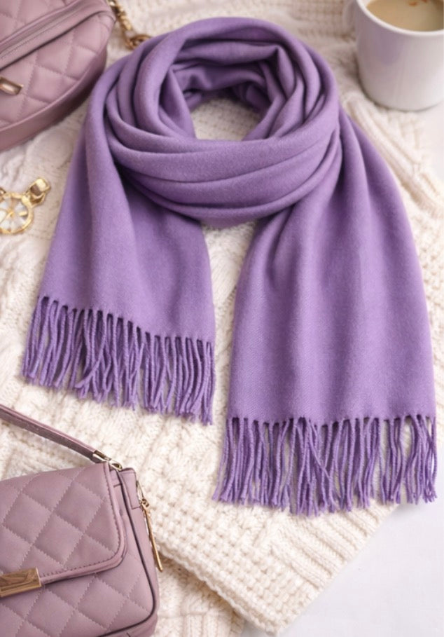 CozyHue Lilac Scarf