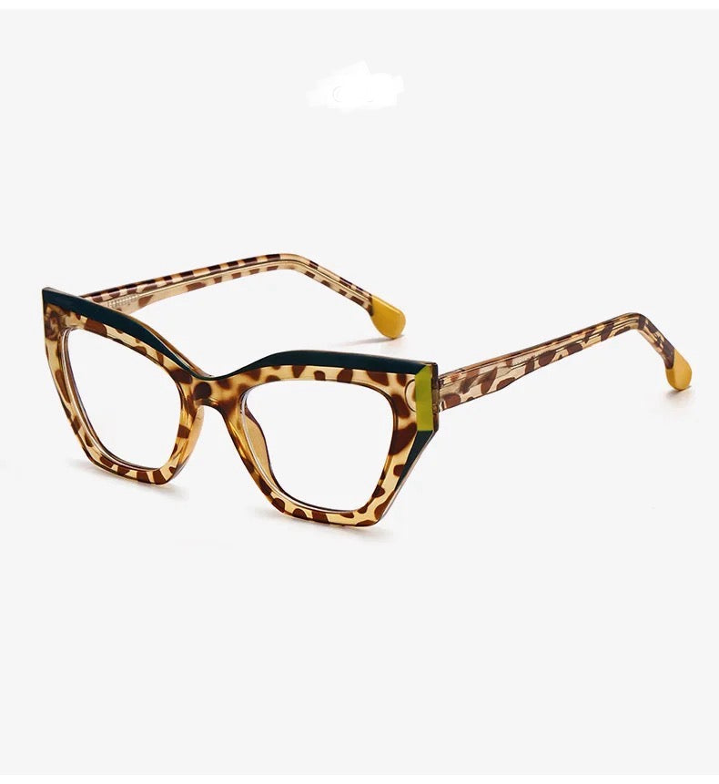 MS007 Anti Blue Light Optical Glasses Women Cat Eye Transparent Eyewear