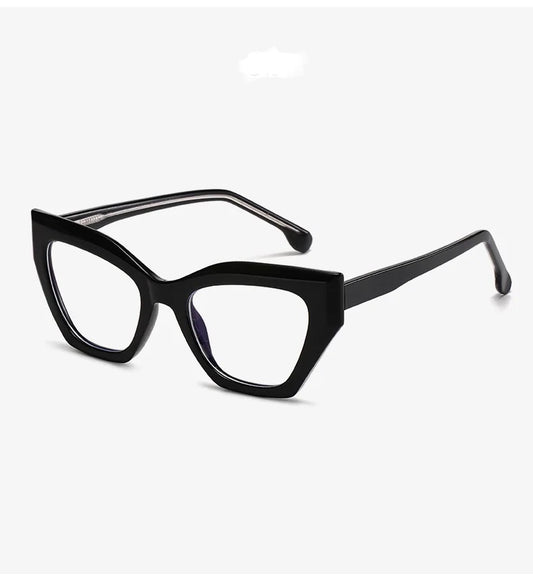 MS007 Anti Blue Light Optical Glasses Women Cat Eye Transparent Eyewear