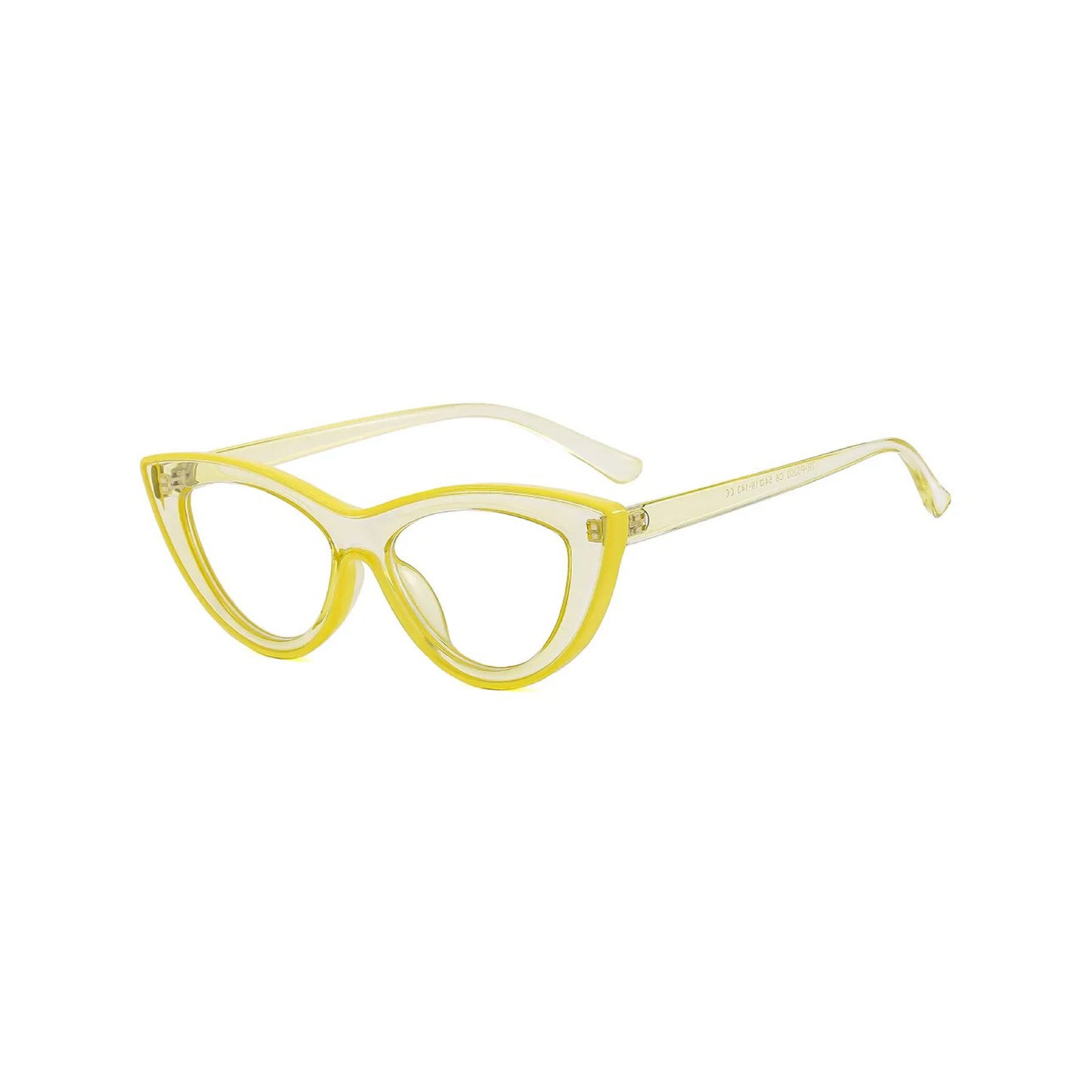 MS003 Fashionable optical glasses women cat eye frame transparent blue light computer glasses.