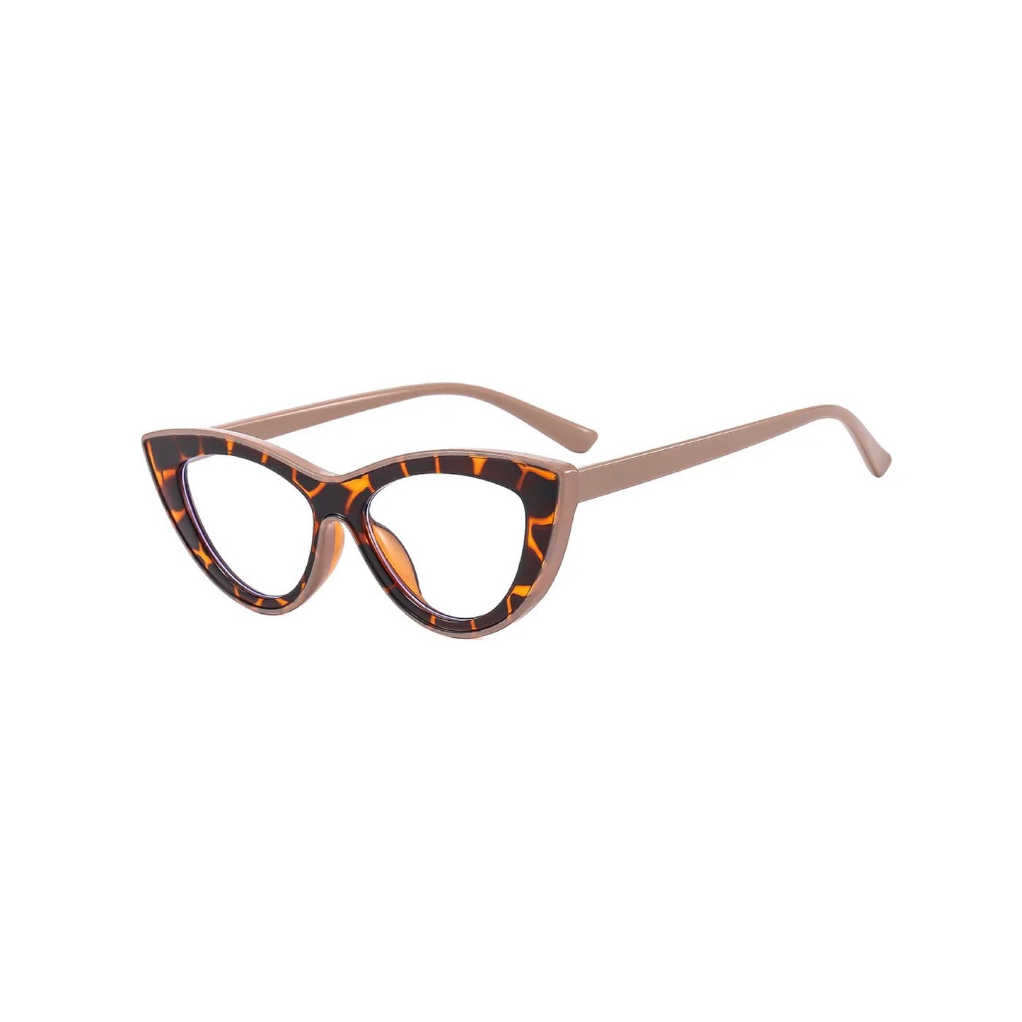 MS003 Fashionable optical glasses women cat eye frame transparent blue light computer glasses.