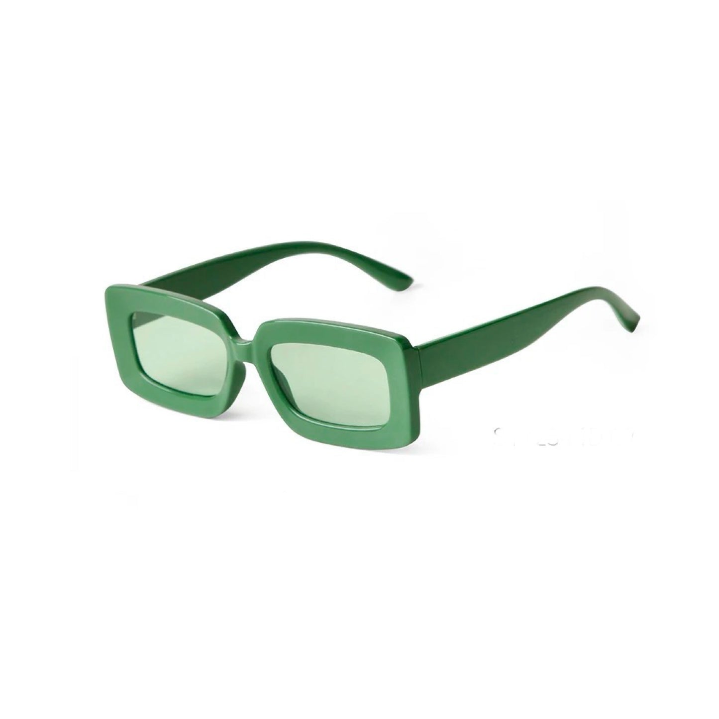 MS005 Vintage Women Fashion Square Frame Candy Color Sunglasses
