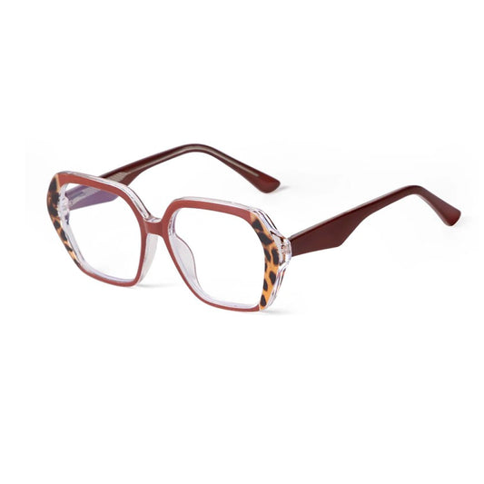 MS006 New Colorful Anti-blue Glasses for Women Polygon Shaped 
TR90 Optical Glasses