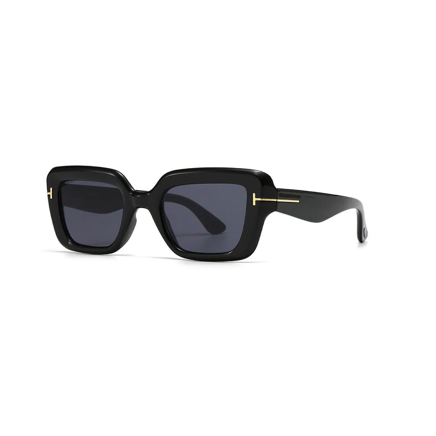 MS004 Women Fashion Designer Custom Logo Shades Square Oversized Frame UV400 Sun Glasses