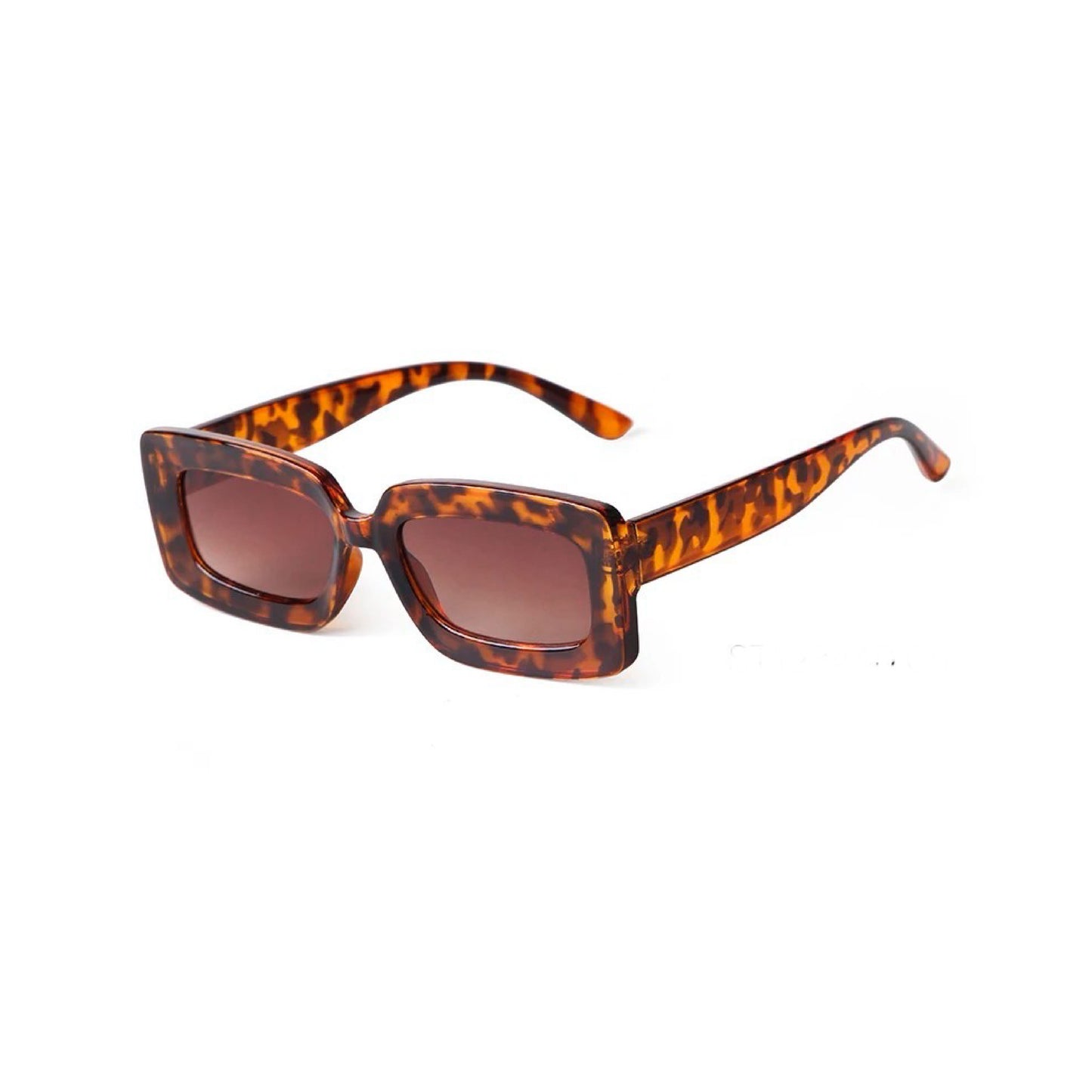 MS005 Vintage Women Fashion Square Frame Candy Color Sunglasses