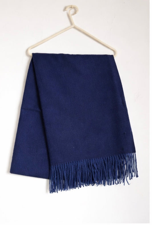 Classic Navy Soft-Touch Scarf