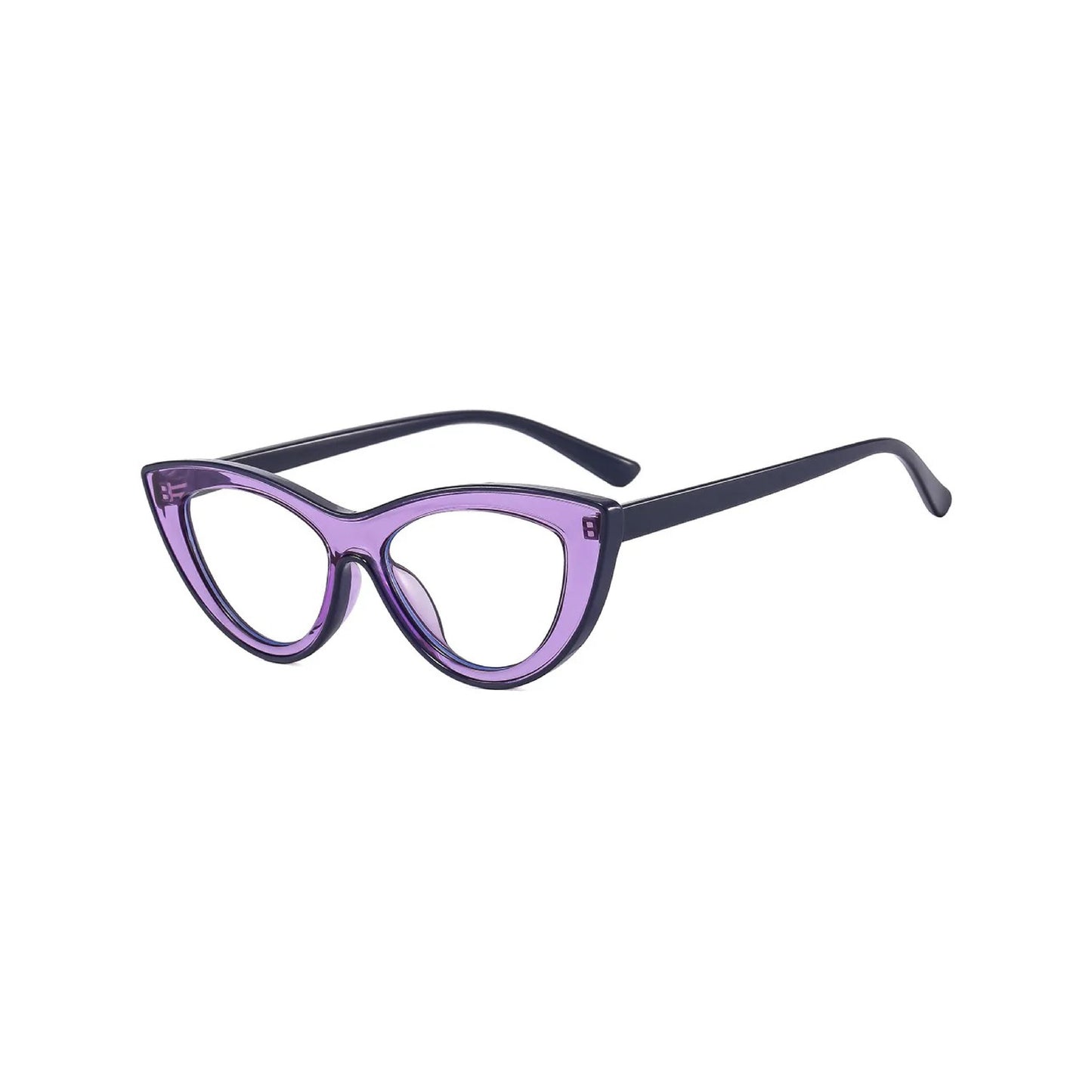 MS003 Fashionable optical glasses women cat eye frame  transparent blue light computer glasses.
