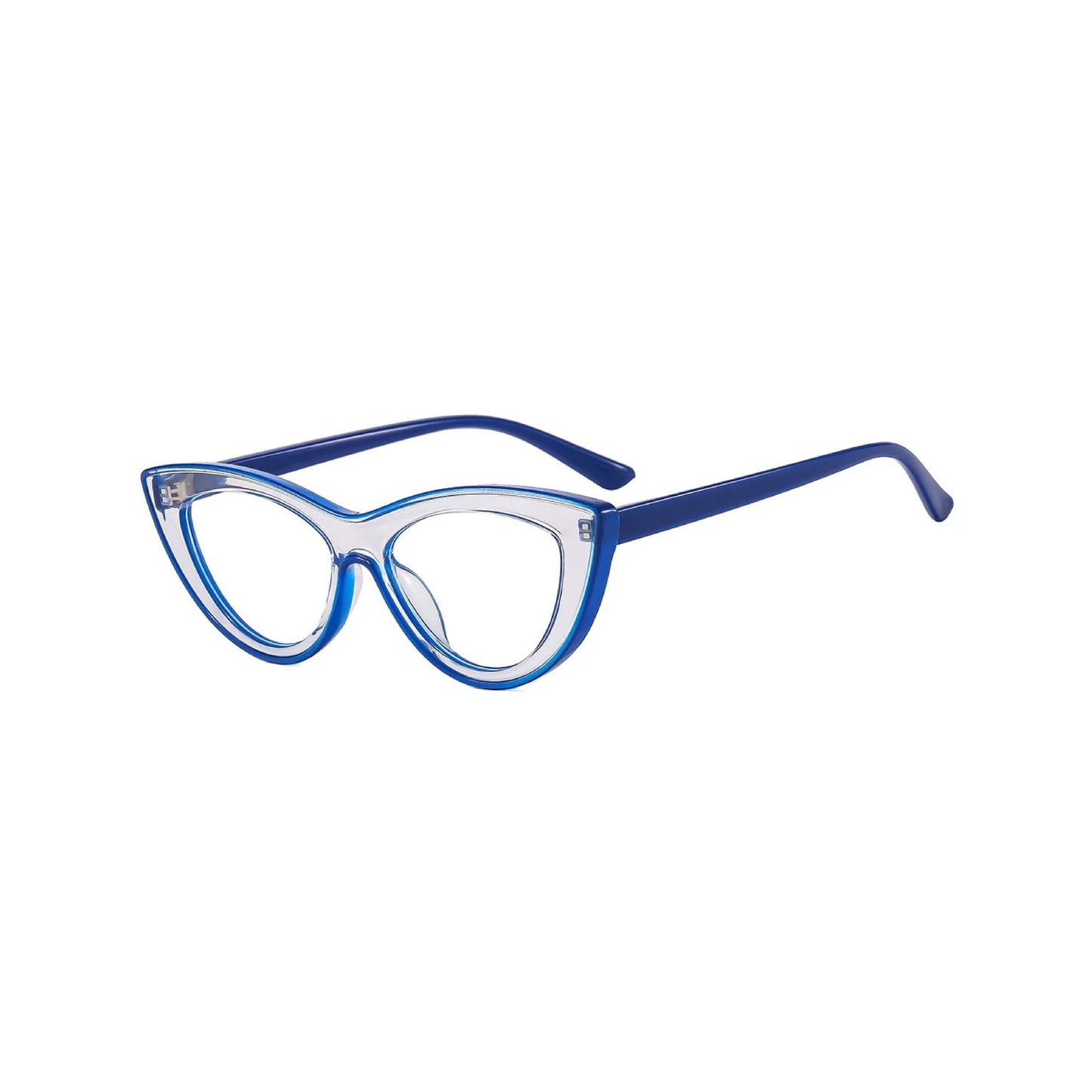 MS003 Fashionable optical glasses women cat eye frame  transparent blue light computer glasses.